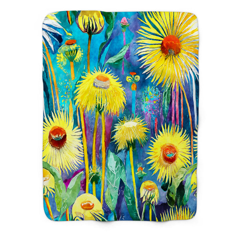 Jeté Groovy Garden Groove, L 60 po x L 80 po