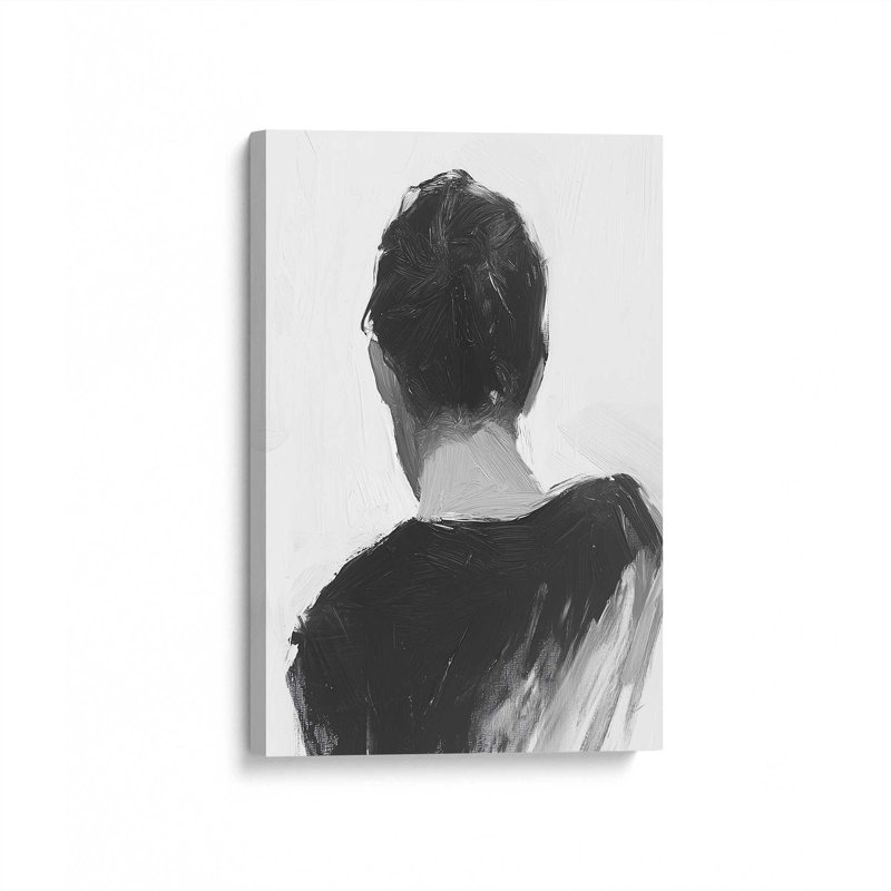«Look Backwards I» par ARTIST, reproduction d'art sur toile, H 48 po x l 36 po