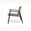 Ensemble de conversation moderne pour l'extérieur: 2 chaises en rotin PE + table d'appoint en acier noir et verre trempé - Durable et élégant