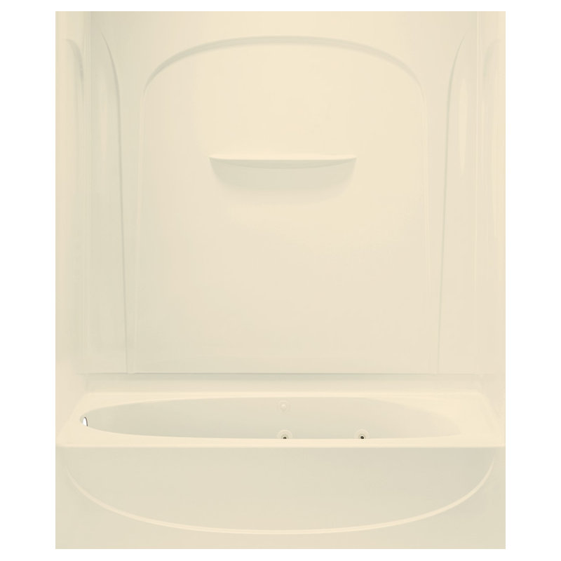Acclaim 72'' L Whirlpool Bathtub, Almond