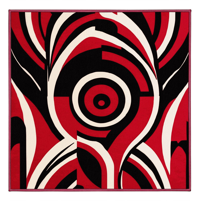 Lava Reverie Rug, Square 3'