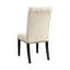 Ensemble de 2 chaises d'appoint rembourrées en tissu-1602734842