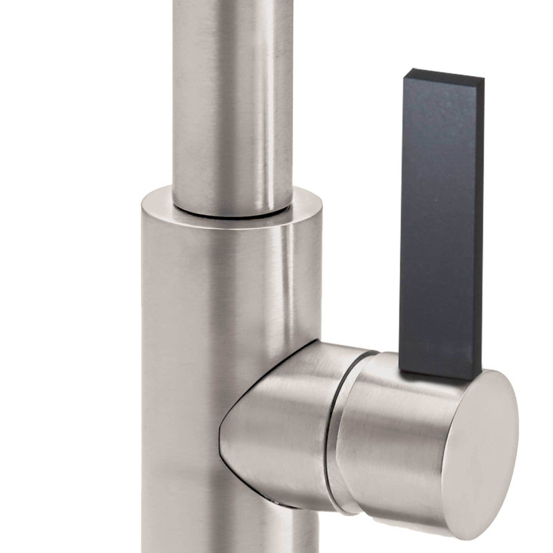 Corsano Contemporary Pull Out Prep and Bar Faucet with BFB Series Handle, Satin Nickel