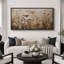 «Neutral Toned Dried Wildflowers Field», reproduction d'art sur toile encadrée-405333727-405333718