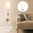 Emonnie 62.9" Column Floor Lamp with Shelves, Real Solid Wood and Bulb Included-1709860208