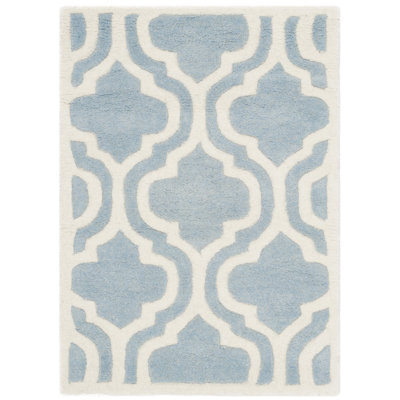 Carolene Hand Tufted Wool Geometric Rug