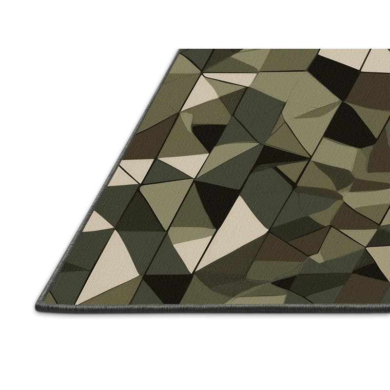 Tapis quadrillé Grid, Rectangulaire 8 pi x 10 pi