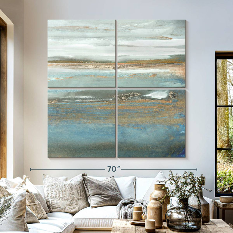 White Roe Morning II, 57" H x 57" W