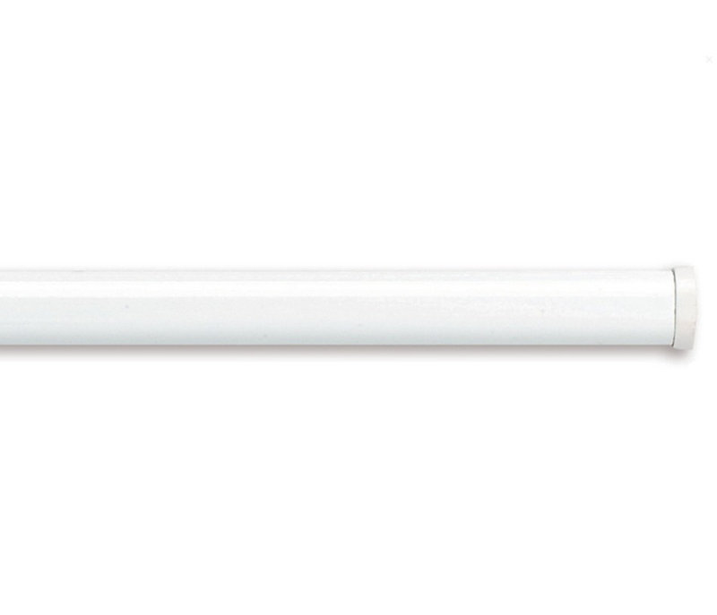 Satin Steel Adjustable 1.6cm Tension Rod, 90 cm x 150 cm
