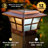 Prestige Solar Powered Integrated LED Fence Post Cap Light 4 in. x 4 in. with Base Adapter Included-23282567-23282570