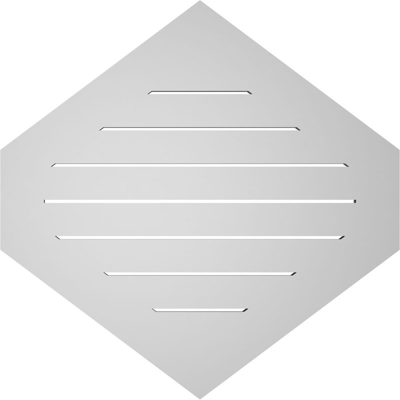 Pente verticale verticale en uréthane 9 pi, H 1 po x l 32 po x L 32 po