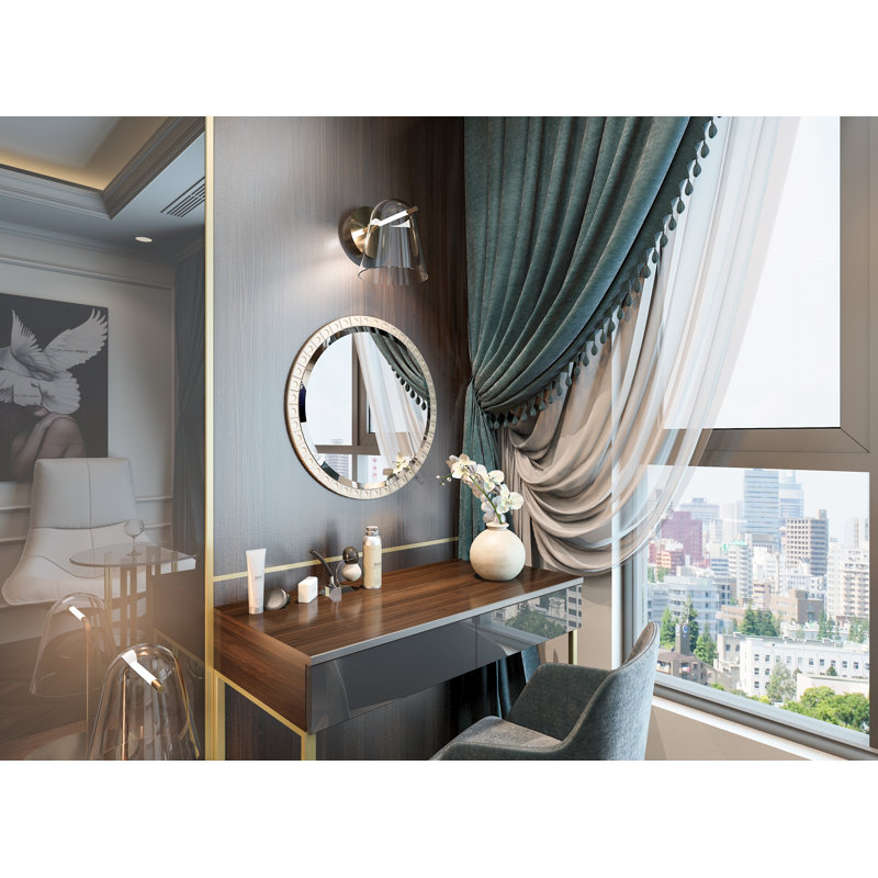 LED Armed Sconce, Gold, 2700K