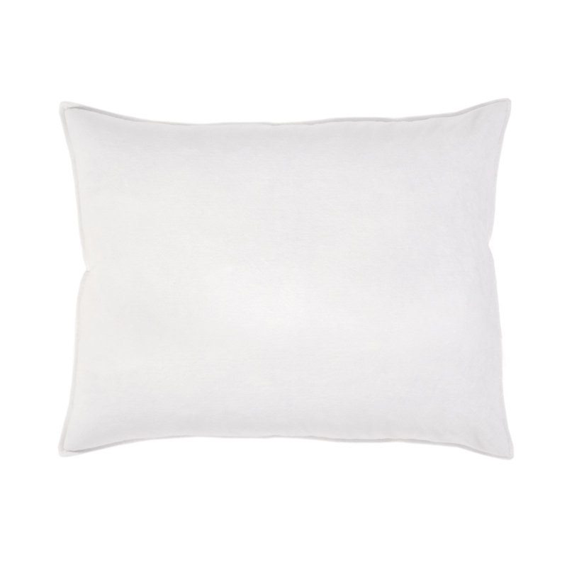 Bianca Lumbar Pillow Cover & Insert, White