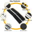 Home Wheelchair Ramp Portable Aluminum Ramp with Non Skid Surface Reflective Strips 600lb