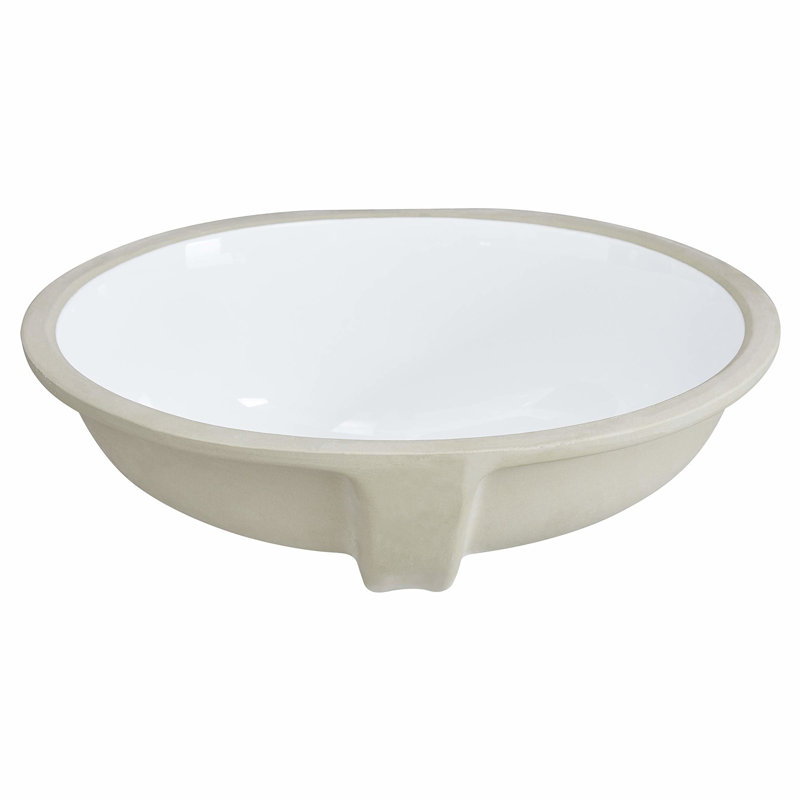 Lavabo de salle de bain rouille en céramique pour la décoration - ovale encastré, blanc, chauffant, teint, rayé avec trop-plein