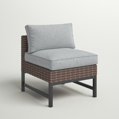 Chaise de patio avec coussins Hesse