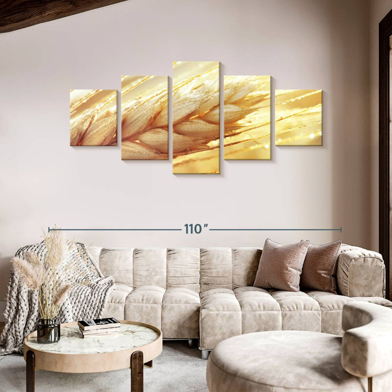 Wheat, 42" H x 92" W
