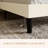 Candler Velvet Upholstered Platform Bed with Wingback Headboard and Wooden Slats-2136808195-2103532807