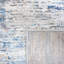 Tapis abstrait ivoire / bleu Adalee-850322638