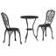 Vidaxl Garden Bistro Set 3 Pcs Aluminium-117955381