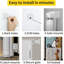 Barrière de sécurité rétractable pour animaux en maille pour escaliers-99168538-99168541