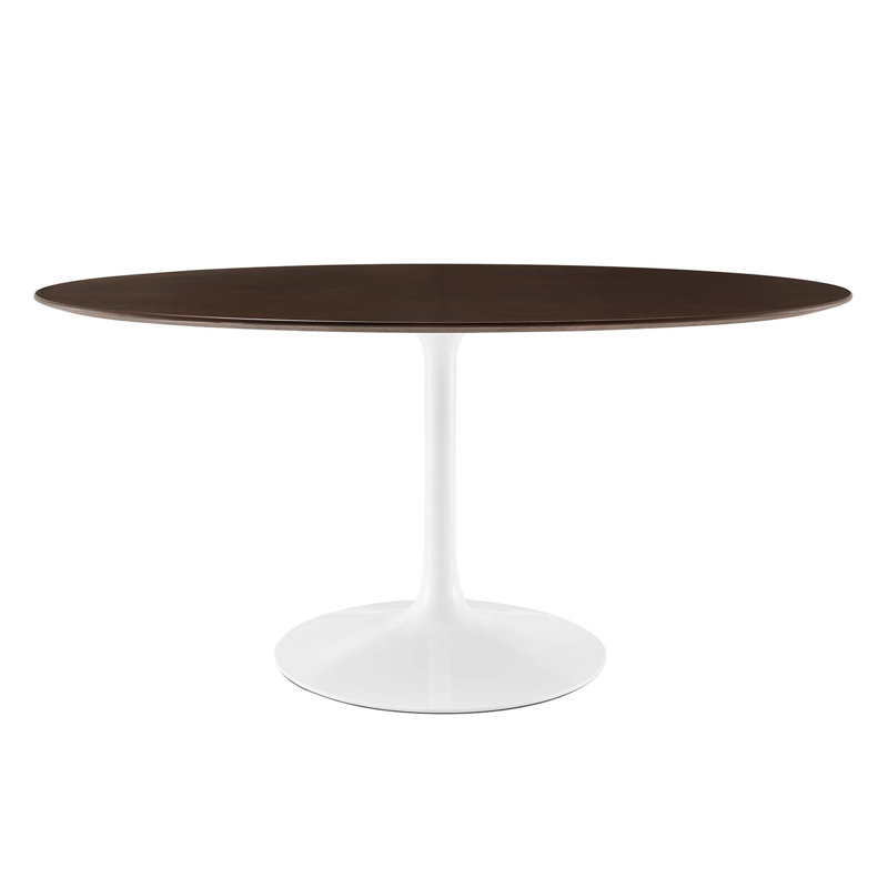 Table de salle à manger Akendra, L 60 po x L 60 po, Noyer, Standard (hauteur de 28,5 po)