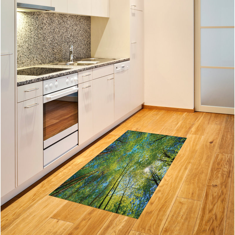 Scenery High Density Long Fiber Poly Threads Decorative Area Rug Carpet, Rectangle 2'7" x 5'