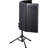 Microphone Isolation Shield, 5-Panel, Studio Recording Mic Sound Shield, with Pop Filter Desktop Tripod Stand and 3/8'' to 5/8'' Microphone Adapter, for Blue Yeti and Condenser Microphones