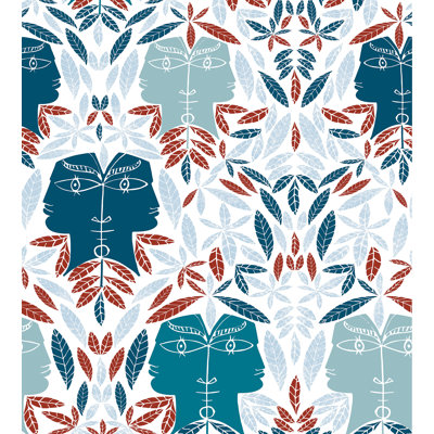 Cap D'ail Floral Non-Pasted Matte Wallpaper Double Roll