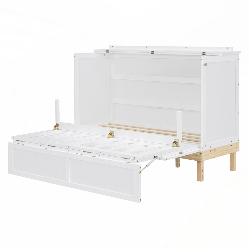 Murphy Bed Ideal for Rooms, White