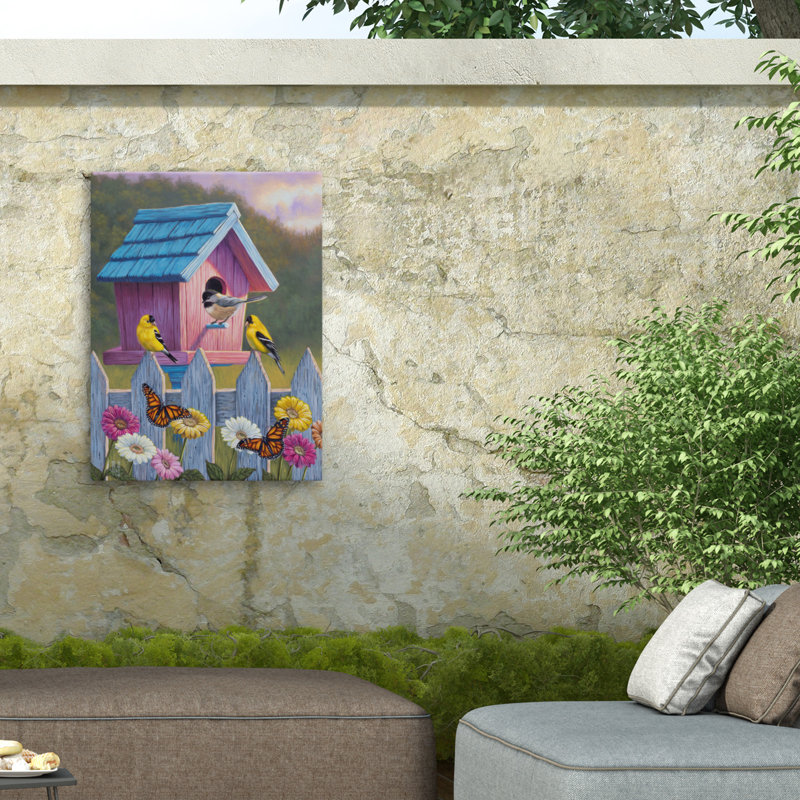 Jeff Hoff, toile extérieure estivale, H 35 po x l 47 po