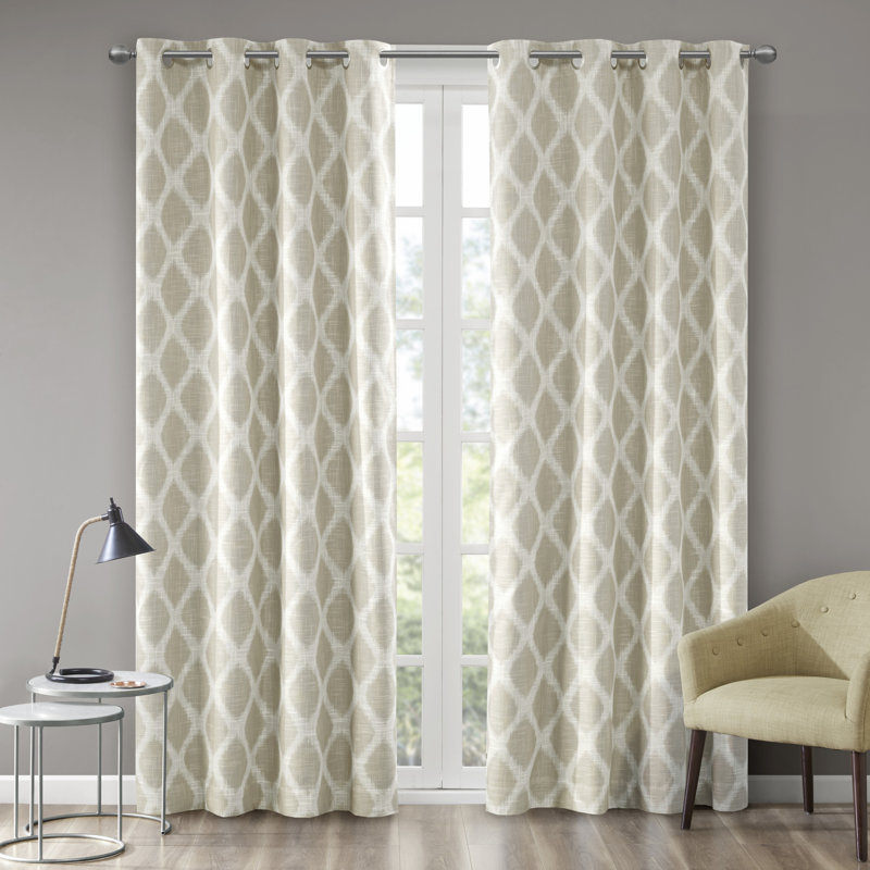 Panneau de rideau simple occultant Blakesly, L 50 po x L 84 po, Taupe