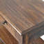 Table d'appoint à pieds tournés avec tablettes