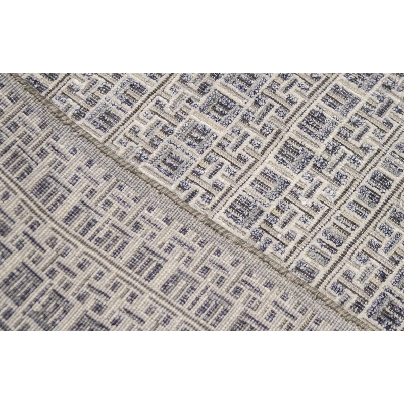 Hand-Knotted High-Quality Gray Area Rug