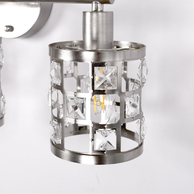 3-Light Novelty Bathroom Vanity Lights With Hollow Design