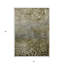 Tapis intérieur lavable abstrait gris et ivoire HomeRoots 3 pi x 5 pi