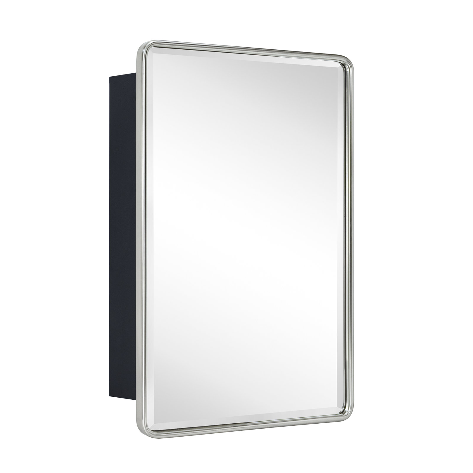 Bryand Surface Medicine Cabinet, 24" x 16", Brushed Nickel