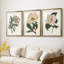 Mélange de fleurs roses VI - impression sur mesure encadrée de qualité supérieure - 3 pièces-98857387-98857381