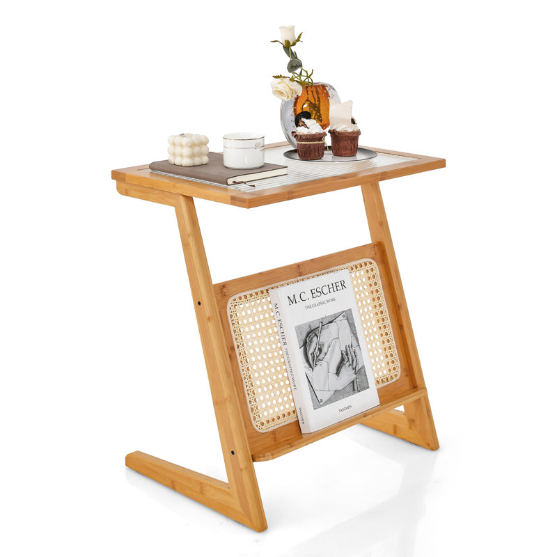 Tray Top Abstract End Table