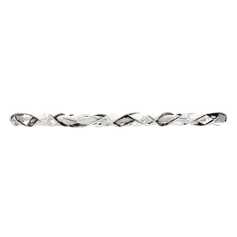 Cilento Appliance Pull, Antique Silver, Black