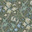 GOLDEN LILY Wallpaper - Verde 9'10" - full height wallpaper