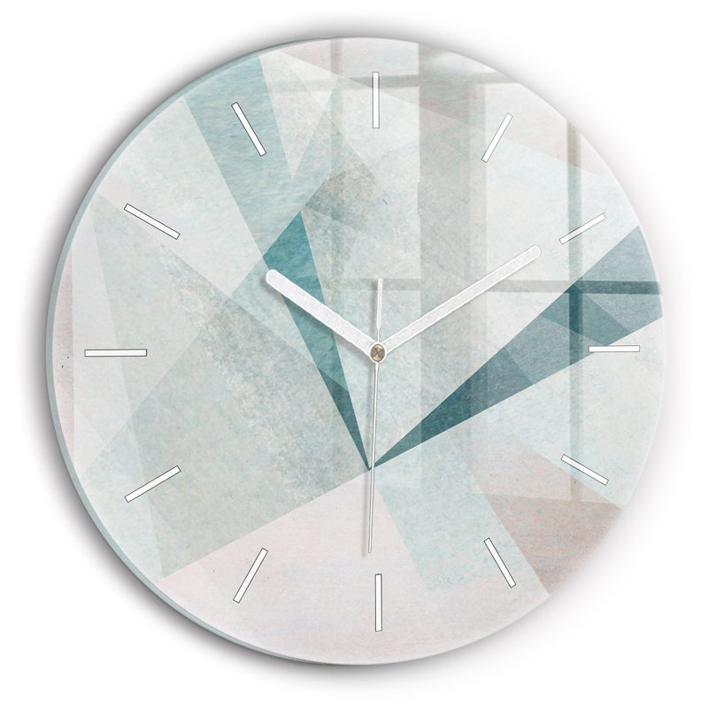 Glass Wall Clock