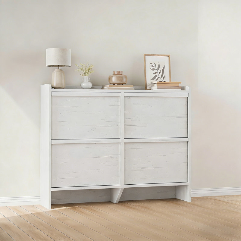 Large-Capacity Anti-Tipping Shoe Cabinet (24-30 Pairs)