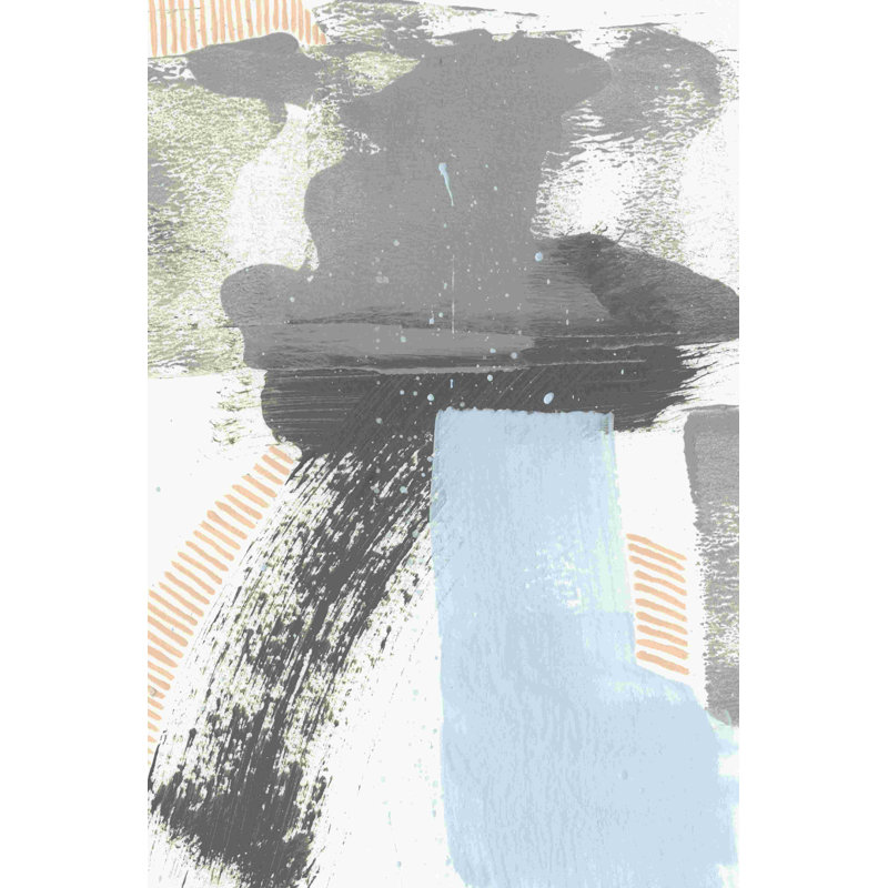 «Kenetic IV» par Regina Moore - reproduction d'art sur toile tendue, H 48 po x l 32 po