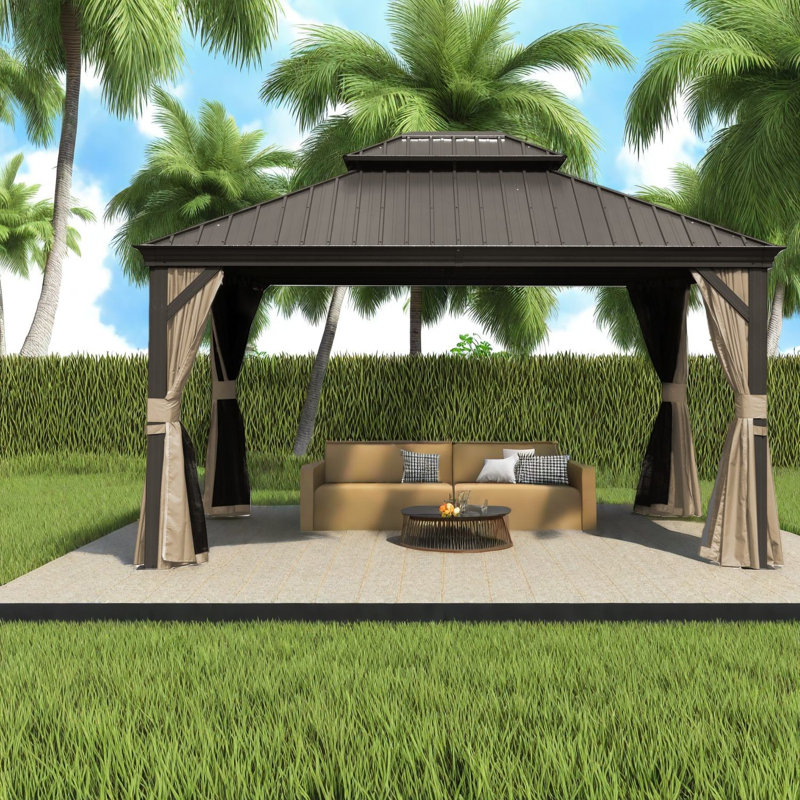 Durable Canopies & Gazebos(must Include Frame) Steel Roof Patio