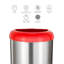 Poubelle à couvercle en acier inoxydable Nine Stars 13,2 gallons-12475471