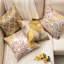 Coussin décoratif à motif géométrique de 20 po Leaf-130483412-130483416
