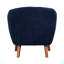Chaise d'appoint Mid-Century moderne en chenille 1pc-636780130