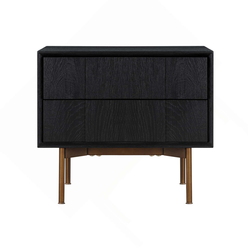 Table de chevet 2 tiroirs Modern