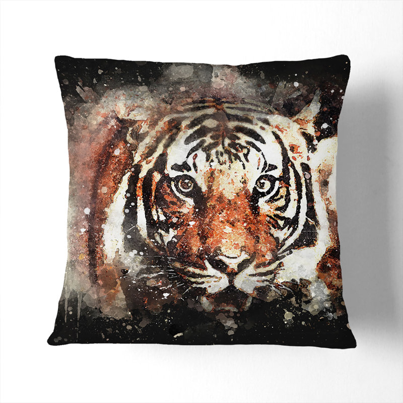 Square Throw Cushion, 40cm H x 40cm W x 15cm D